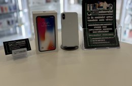 iPhone X 64GB Független Újszerű/1-3 hónap gar./Akku 100%/p3896