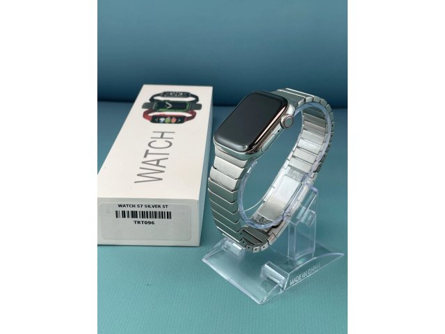 !! 1 ÉV GARANCIA !! Apple Watch Series 7 S7 41mm Wifi+Cell Stainless Steel – TRT096