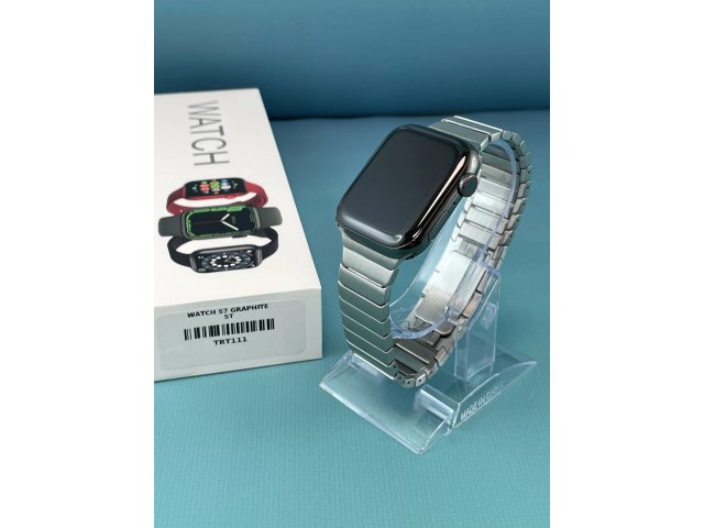 !! 1 ÉV GARANCIA !! Apple Watch Series 7 S7 45mm Wifi+Cell Stainless Steel Graphite – TRT111