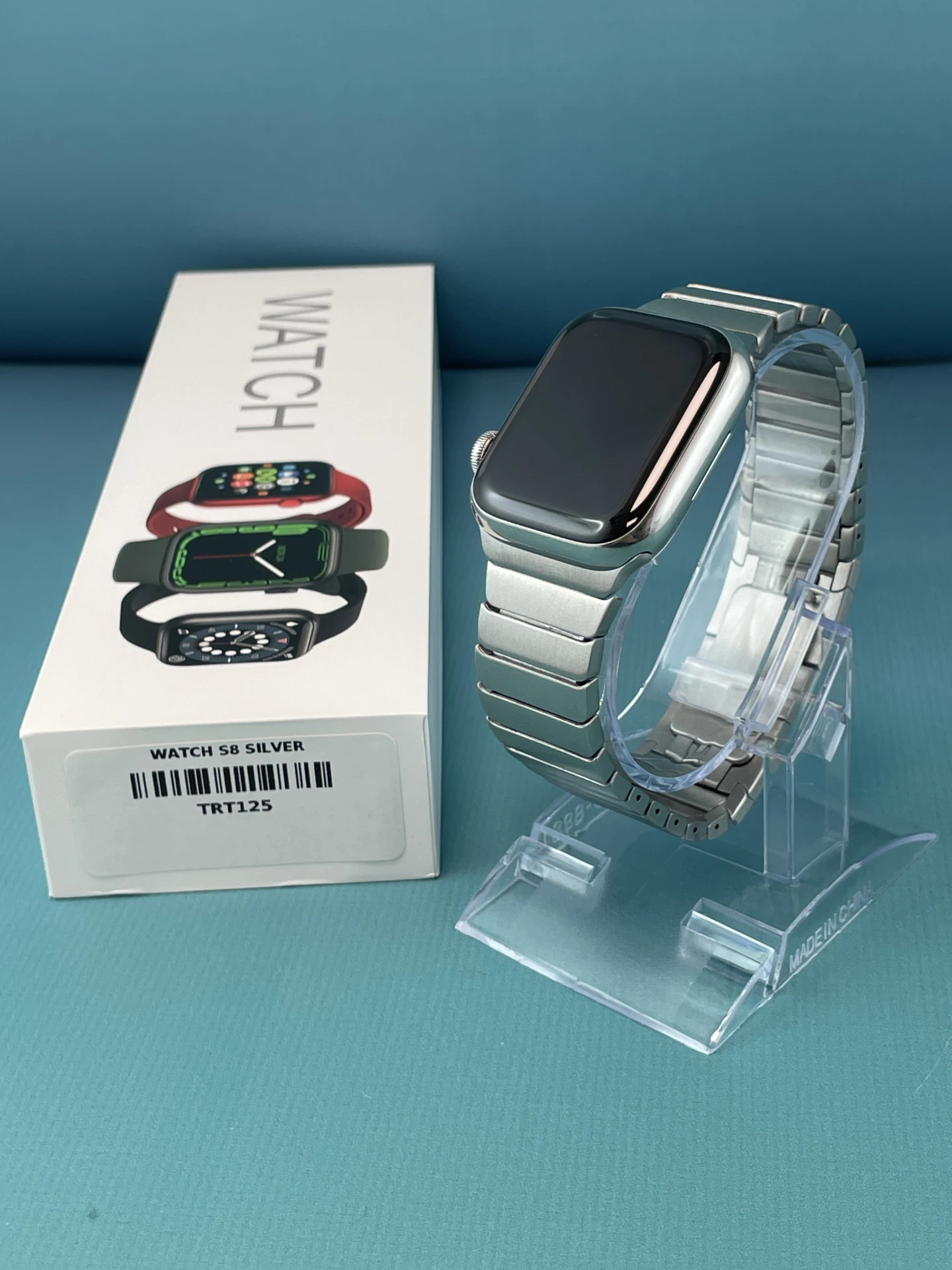 !! 1 ÉV GARANCIA !! Apple Watch Series 8 45mm Wifi+Cell Stainless Steel Silver – TRT125