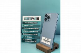 !! 1 ÉV GARANCIA !! ! KARÁCSONYI AKCIÓ ! iPhone 13 Pro Max Sierre Blue 128 GB – TR156 – 100% AKKU