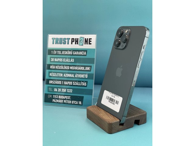 !! 1 ÉV GARANCIA !! iPhone 13 Pro Max Graphite 128 GB – TRU8386 – 100% AKKU