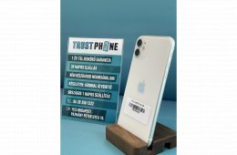 !! 1 ÉV GARANCIA !! iPhone 11 White 64 GB – TRU8387 – 100% AKKU