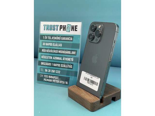 !! 1 ÉV GARANCIA !! iPhone 13 Pro Graphite 128 GB – TRT177 – 100% AKKU