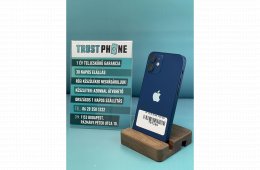 !! 1 ÉV GARANCIA !! iPhone 12 Mini Blue 128 GB – TRT189 – 100% AKKU