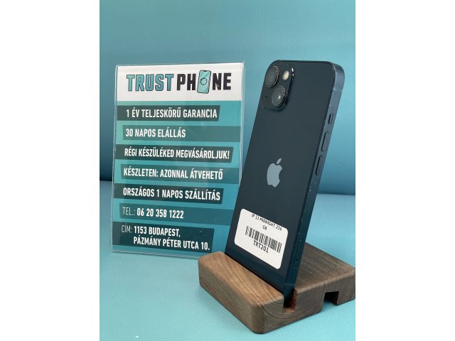 !! 1 ÉV GARANCIA !! iPhone 13 Midnight 256 GB – TRT201 – 100% AKKU