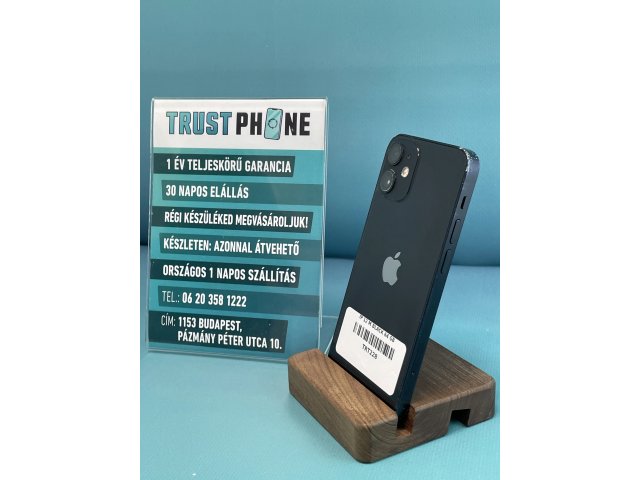 !! 1 ÉV GARANCIA !! iPhone 12 Mini Black 64 GB – TRT228 – 92% AKKU