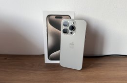 Eladó iPhone 15 Pro Natural Titanium - Tökéletes Állapotban 128GB