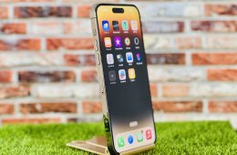 iPhone 14 Pro Max 256 GB Gold szép állapotú - 12 HÓ GARANCIA - 080