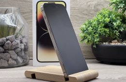 Hibátlan iPhone 14 Pro Max Gold 128GB 1 ÉV Garanciával Számlával 95% Akksi