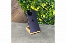 Újszerű Apple iPhone 14 Pro 128GB Deep Purple / Space Black készülékek - 1 év iON Store Premium garanciával!