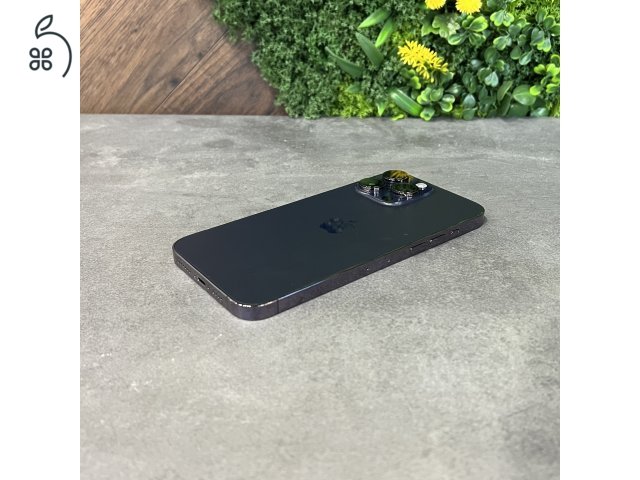 Újszerű Apple iPhone 14 Pro 128GB Deep Purple / Space Black készülékek - 1 év iON Store Premium garanciával!