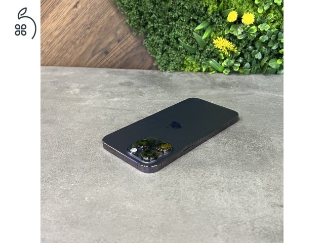 Újszerű Apple iPhone 14 Pro 128GB Deep Purple / Space Black készülékek - 1 év iON Store Premium garanciával!