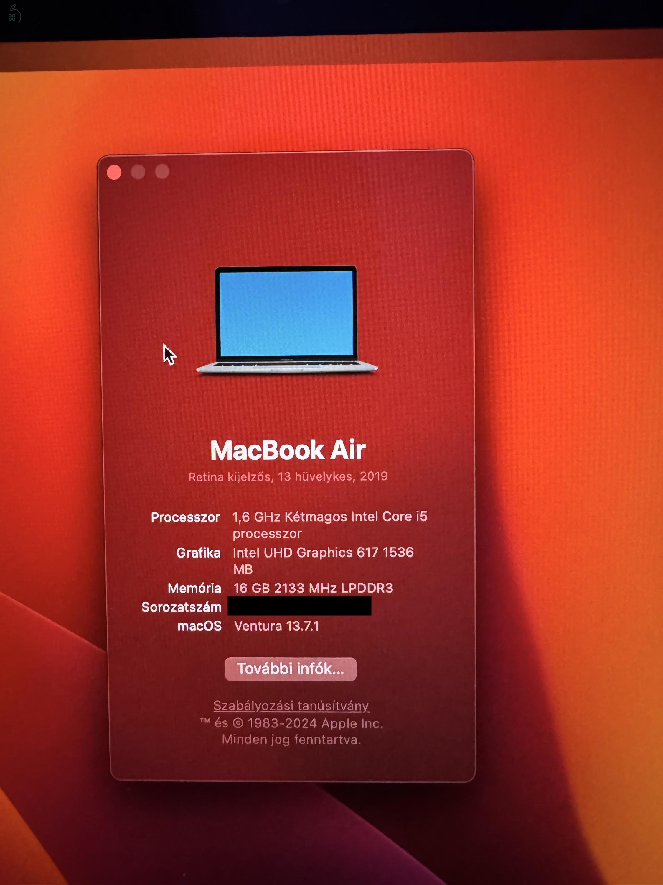 Macbook Air retina 2019