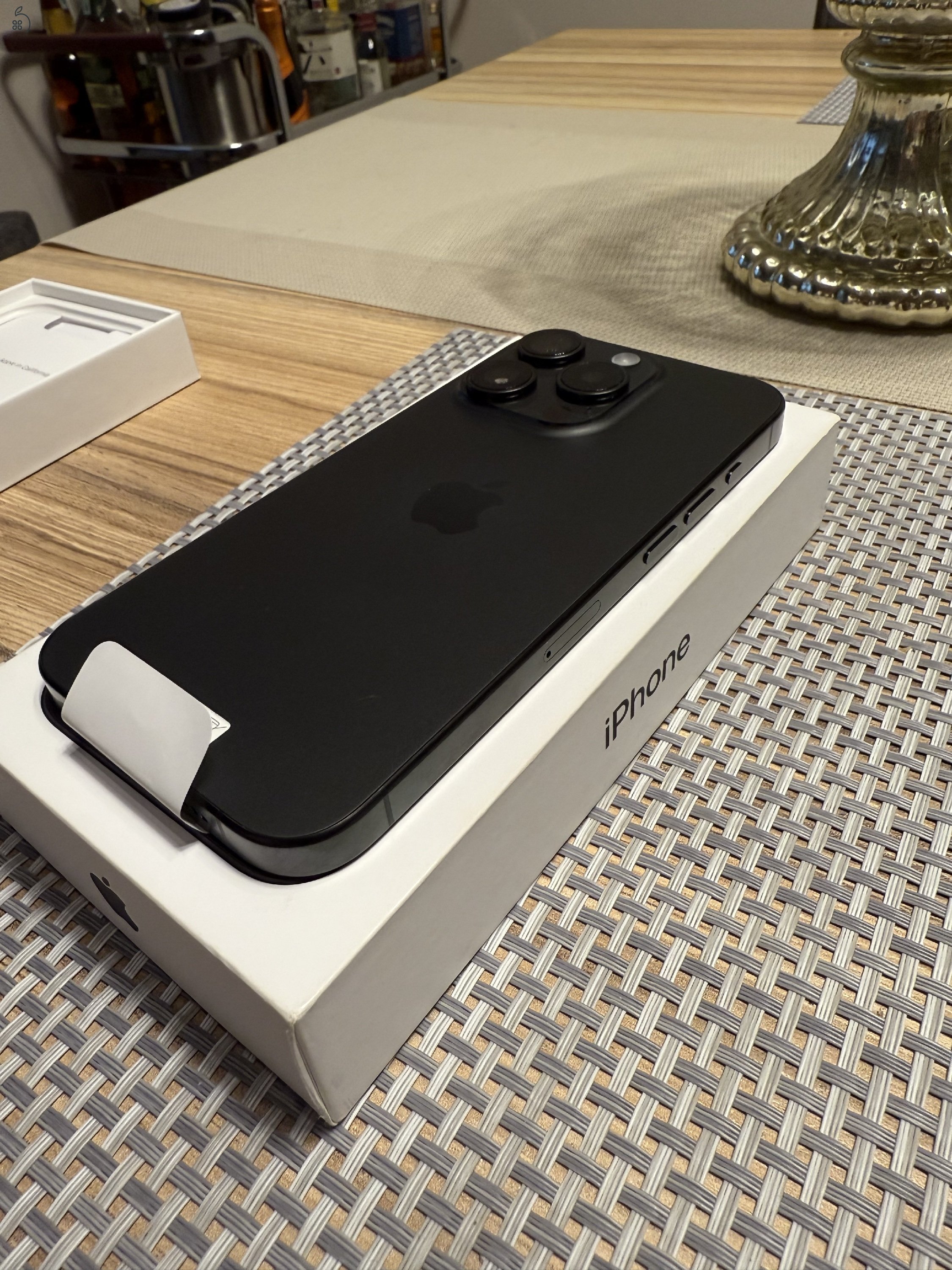 Iphone 15 Pro, Black Titanium, 128GB