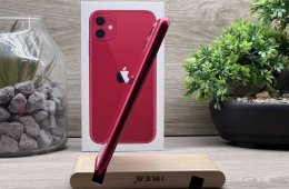 iPhone 11 Red 64GB 1 ÉV Garanciával Számlával Aksi 100%