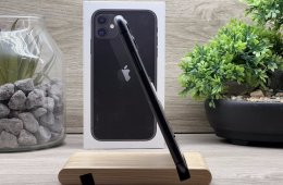 iPhone 11 Black 128GB 1 ÉV Garanciával Számlával Aksi 95%