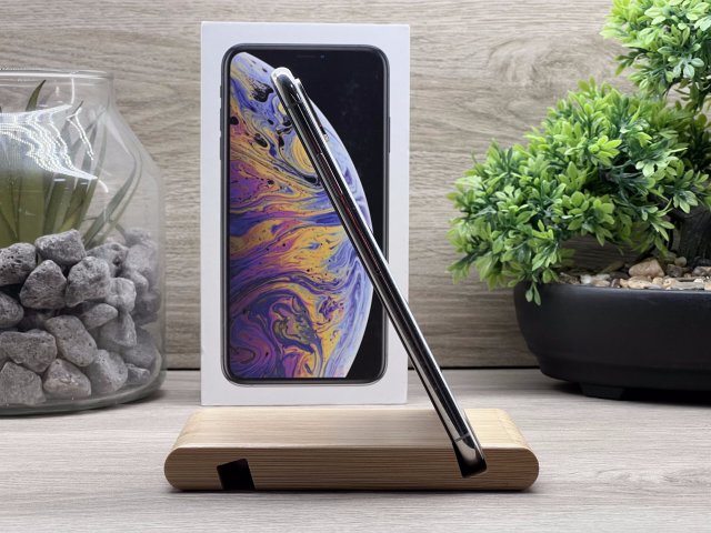 Hibátlan iPhone XS Max Silver 64GB 1 ÉV Garanciával Számlával Aksi 95%