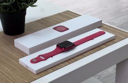 Hibátlan Apple Watch S8 Red 45MM 1 ÉV Garanciával Számlával