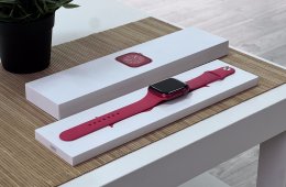 Hibátlan Apple Watch S8 Red 45MM 1 ÉV Garanciával Számlával