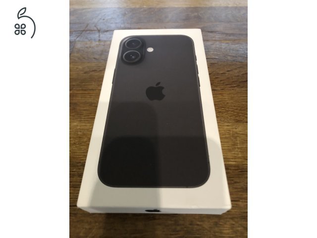 iPhone 16 128GB - (Fekete) - Csak 1db! 