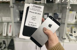 iPhone SE 64 GB független space grey ÚJ AKKU / ÚJ KIJELZŐ garanciával (173) iszerelés.hu