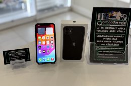 iPhone 11 128GB Fekete Használt Független/1-3 gar./Akku 87%/p3906