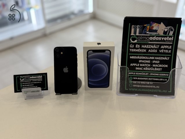 iPhone 12 Mini 64GB Yettel Használt/1 hónap gar./Akku 100%/p3907