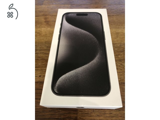 iPhone 15 Pro 128GB - (fekete titán) - Csak 1db!