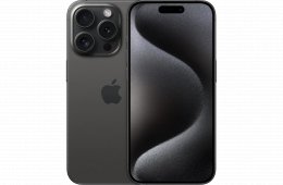 iPhone 15 Pro 128GB - (fekete titán) - Csak 1db!