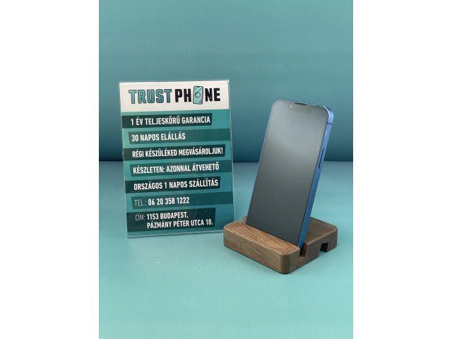 !! 1 ÉV GARANCIA !! iPhone 13 Mini Blue 128 GB – TRU8338 – 100% AKKU