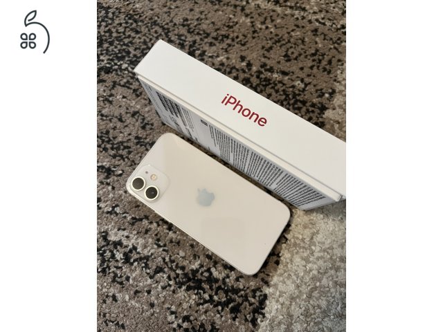 iPhone 12 mini (fehér) 64 gb/Akku 86%/