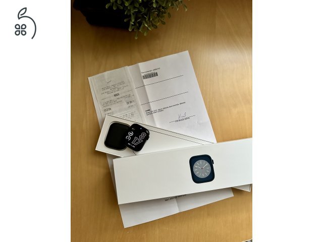 Apple Watch 8 45mm GPS | garanciális | magyar | makulátlan