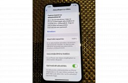 IPhone XS 64GB Space Gray Kártyafüggetlen 100% akku