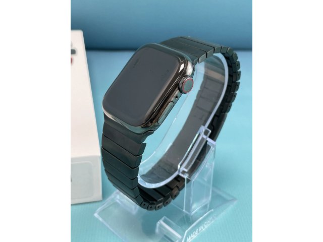 !! 1 ÉV GARANCIA !! Apple Watch Series 7 41mm Wifi+Cell Stainless Steel Graphite – TRT097