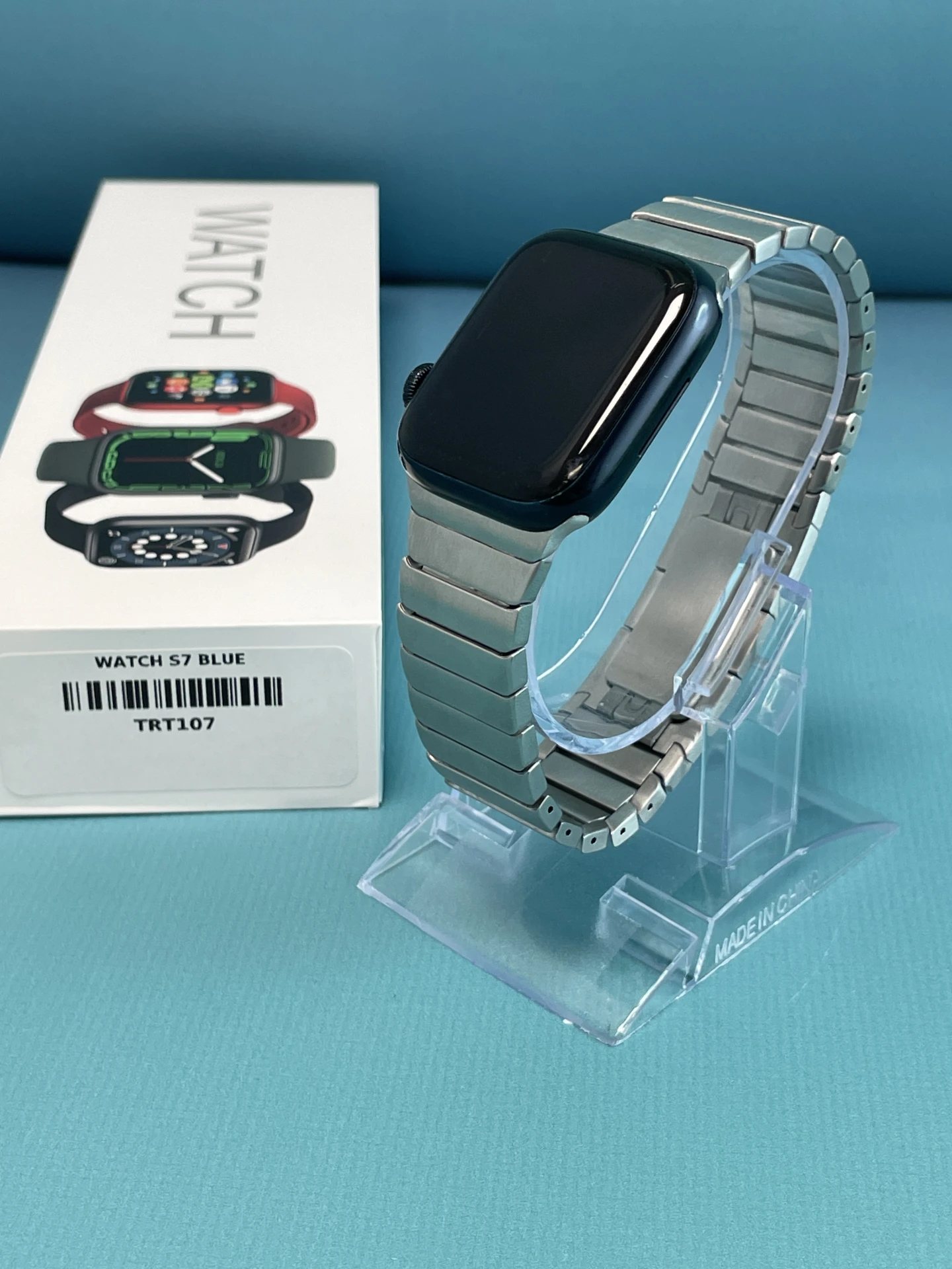 !! 1 ÉV GARANCIA !! Apple Watch Series 7 41mm Wifi+Cell Aluminium Midnight – TRT107