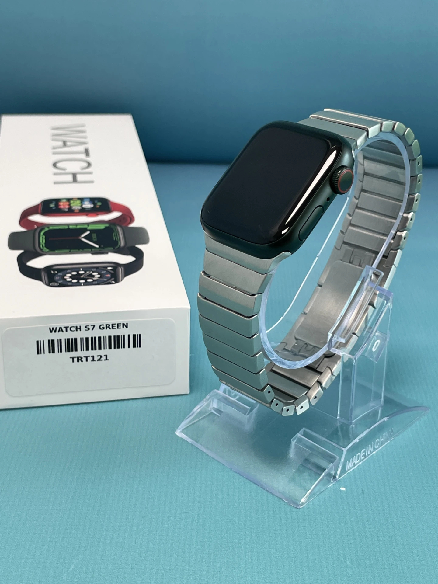 !! 1 ÉV GARANCIA !! Apple Watch Series 7 41mm Wifi+Cell Aluminium Green – TRT121