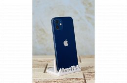 Apple iPhone 12 64 GB Blue 100% akku szép állapotú - 12 HÓ GARANCIA - 487