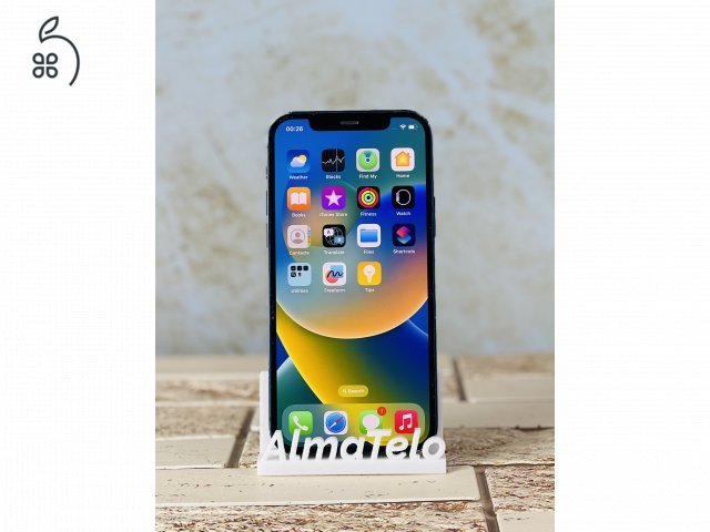 Apple iPhone 12 64 GB Blue 100% akku szép állapotú - 12 HÓ GARANCIA - 487