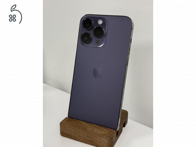 Független Apple Iphone 14 Pro Max 128GB Deep Purple - 98% AKKU - Karcmentes