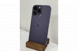 Független Apple Iphone 14 Pro Max 128GB Deep Purple - 98% AKKU - Karcmentes