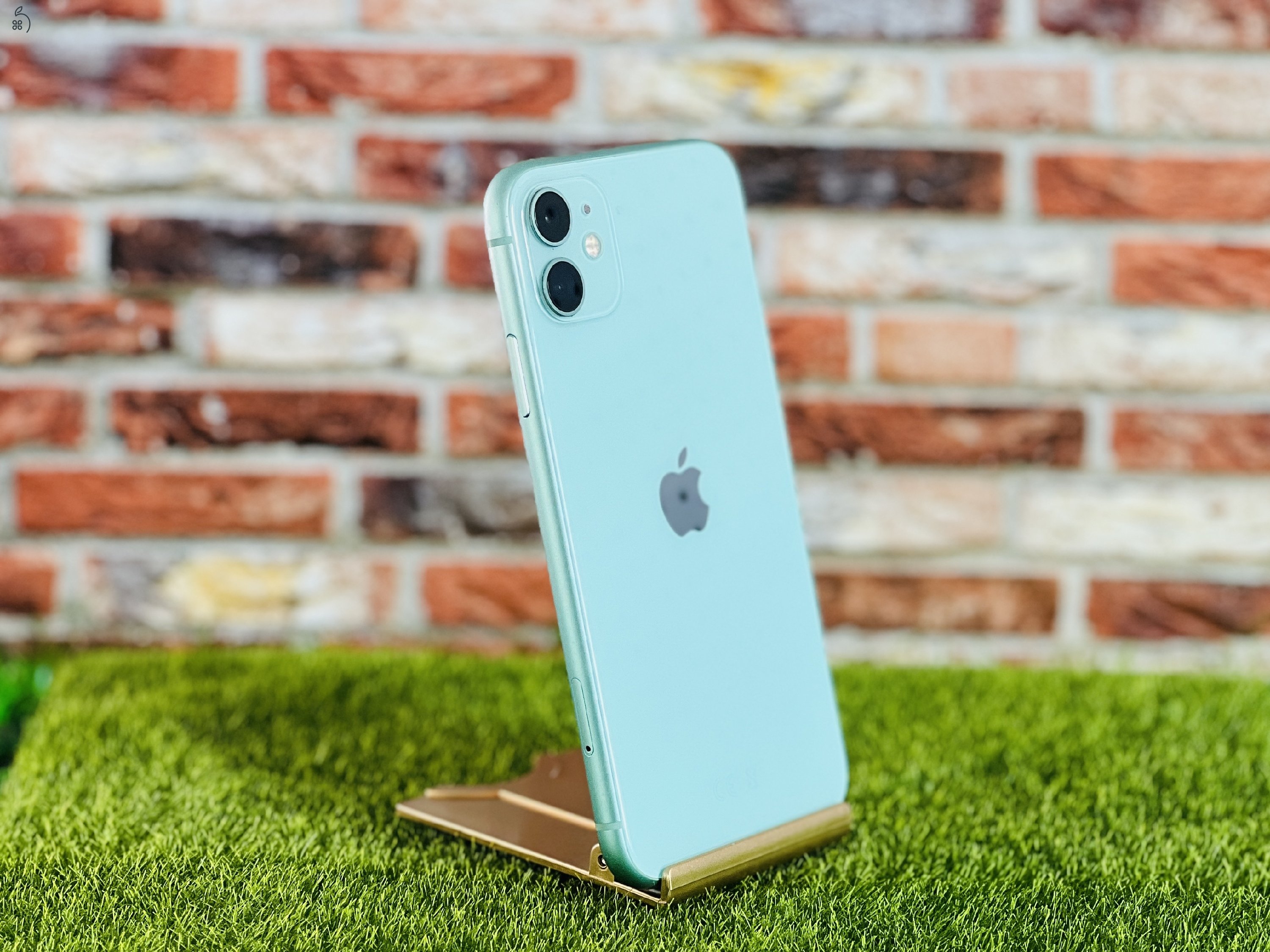 Apple iPhone 11 128 GB Green 100% akku szép állapotú - 24 HÓ GARANCIA - 426