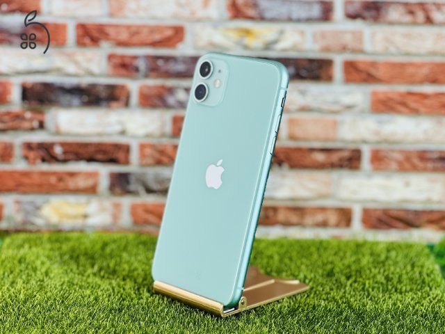 Apple iPhone 11 128 GB Green 100% akku szép állapotú - 24 HÓ GARANCIA - 426