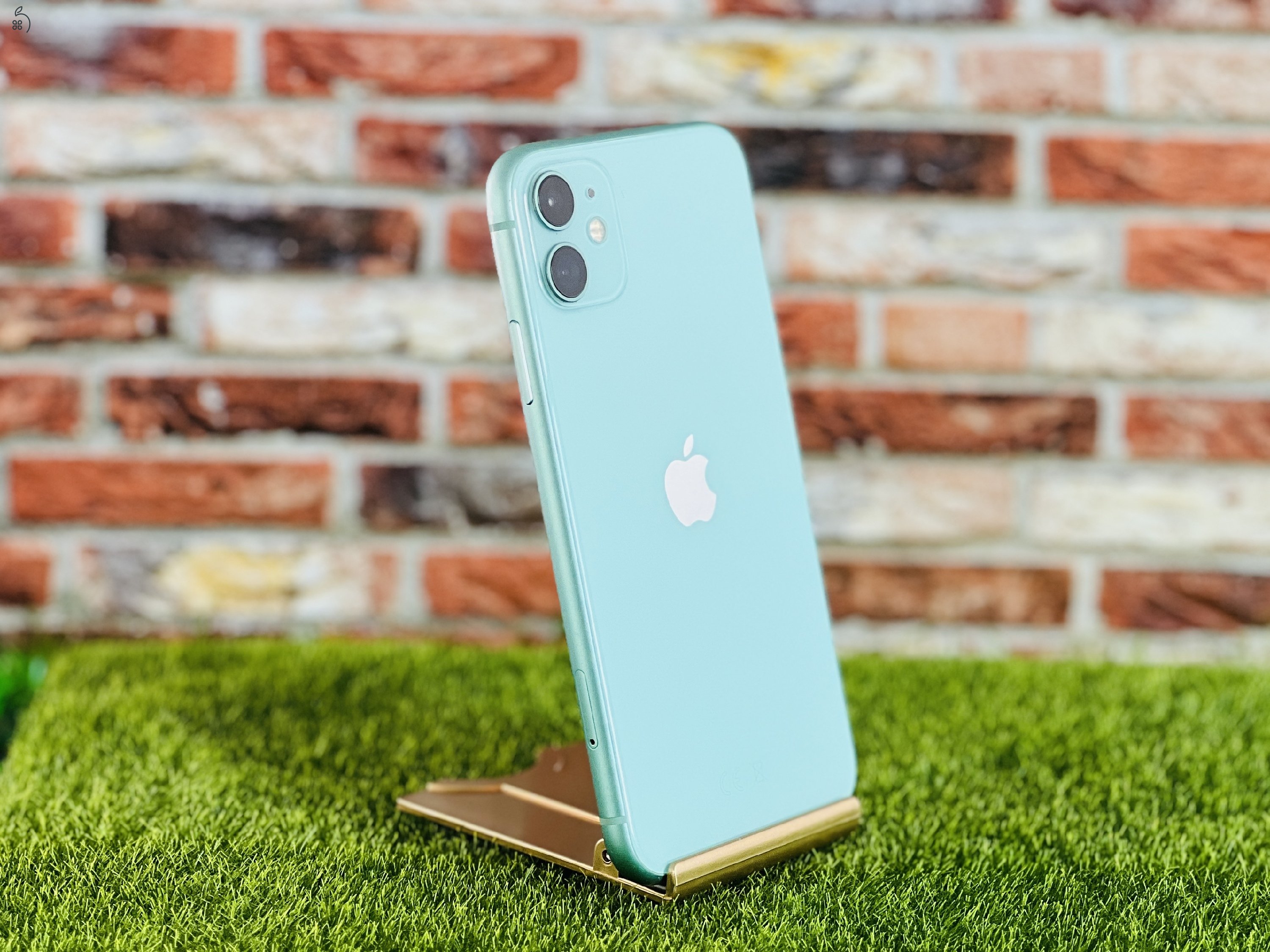 Apple iPhone 11 128 GB Green 100% akku szép állapotú - 24 HÓ GARANCIA - 426