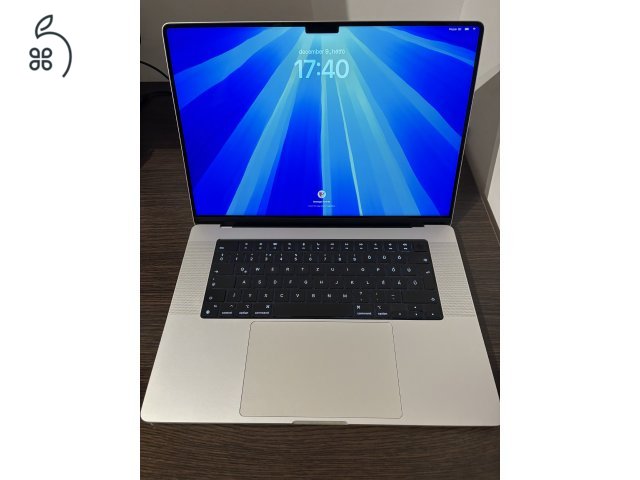 MacBook Pro 16.2 Silver / M1 Pro / 16C GPU / 16GB / 1T-MAG / Magyar billentűzet