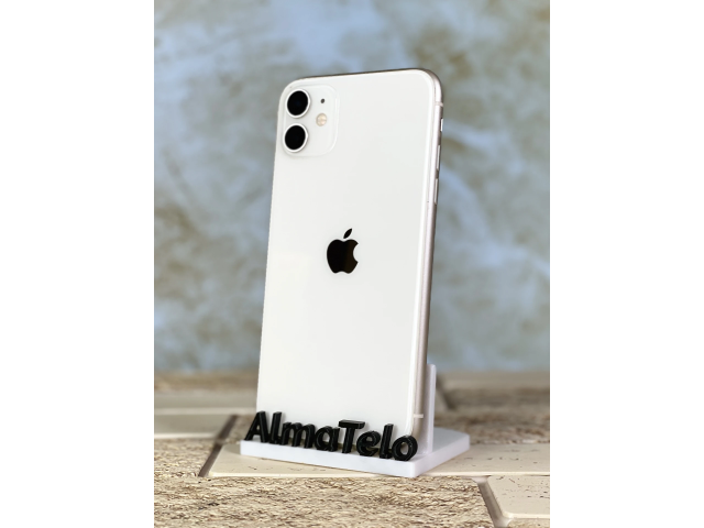 Apple iPhone 11 64 GB White - 100% Akku