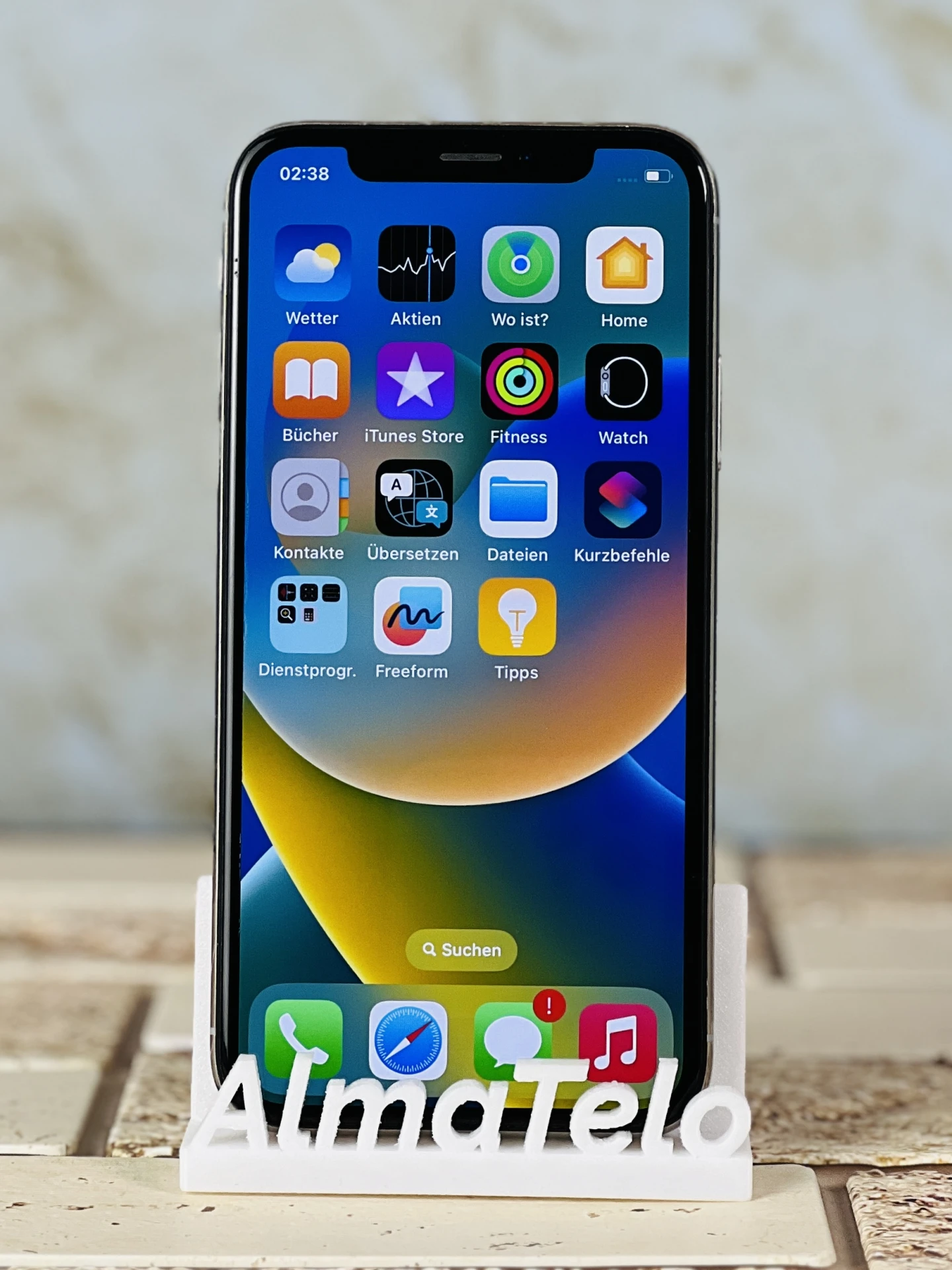 Apple iPhone X 256 GB Silver - 100% akku