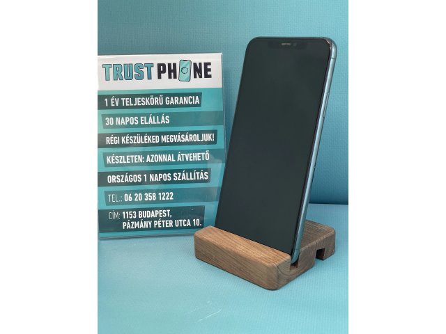 !! 1 ÉV GARANCIA !! iPhone 11 Pro Max Midnight Green 64 GB – TRT333 – 100% AKKU