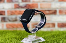 Apple Watch Series 7 S7 41mm GPS A2476  Aluminium Midnight szép állapotú - 24 HÓ GARANCIA - 455