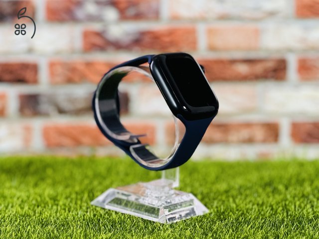 Apple Watch Series 7 S7 41mm GPS A2476  Aluminium Midnight szép állapotú - 24 HÓ GARANCIA - 455